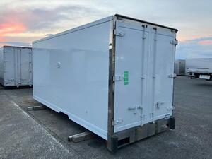 トラック保冷庫コンテナ中古 アウトレット【倉庫・物置】冷蔵車アルミコンテナ中古現状品「あっと