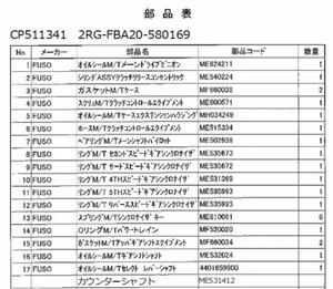 中古トラック部品