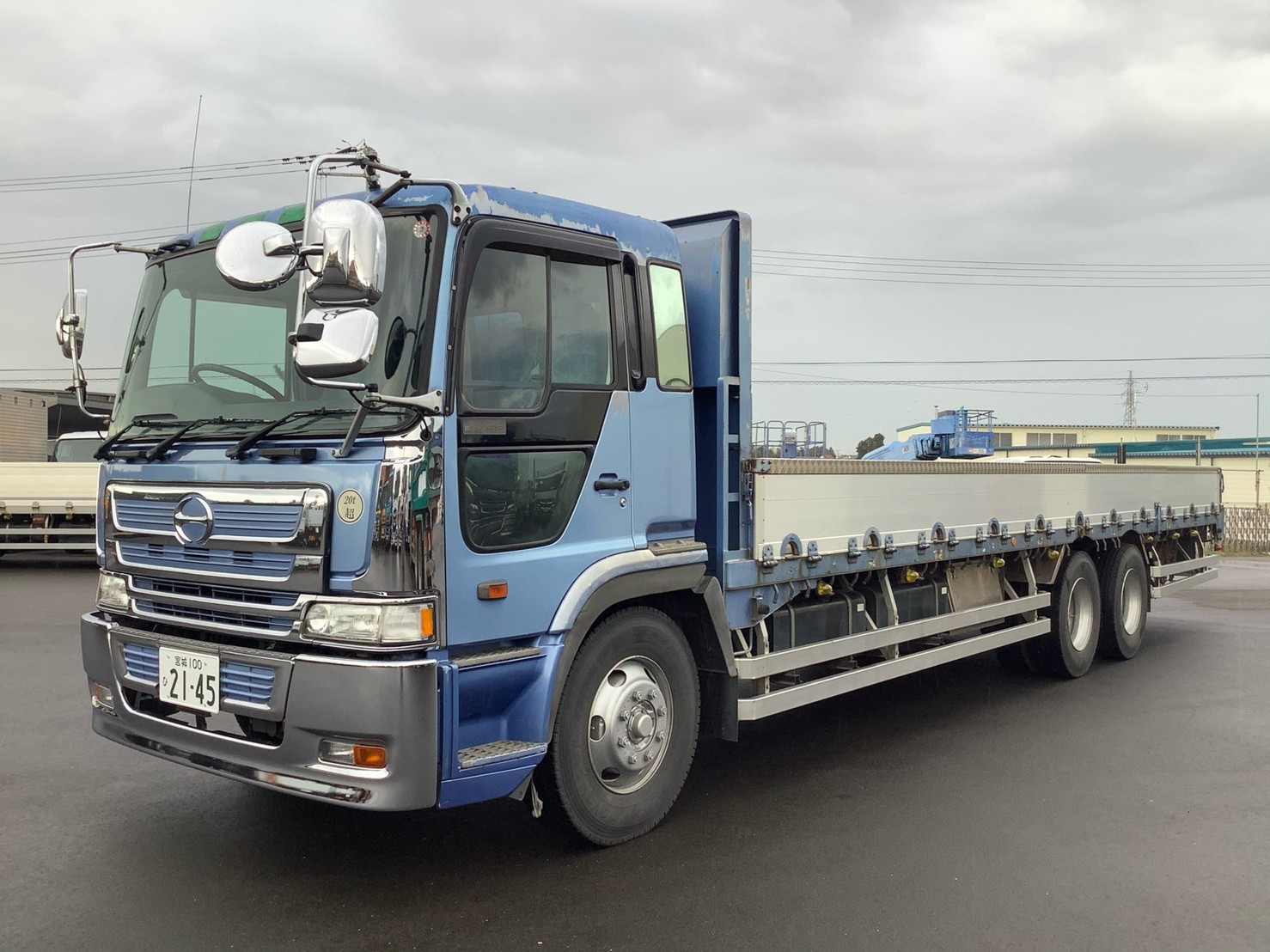 日野プロフィア 平成14年式 Kl Fr1kxha 平ボディ 1255 中古トラック販売 シマ商会のグットラックshima