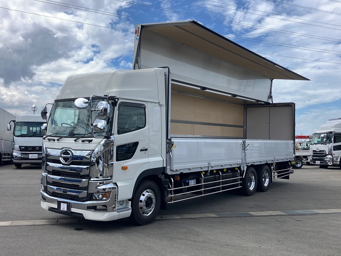 アオシマ HINO PROFIA 日野　プロフィア　ウイング　一式　デコトラ 日野プロフィア ウイング 2DG-FR1AHC（7963）｜シマ商会【グットラック